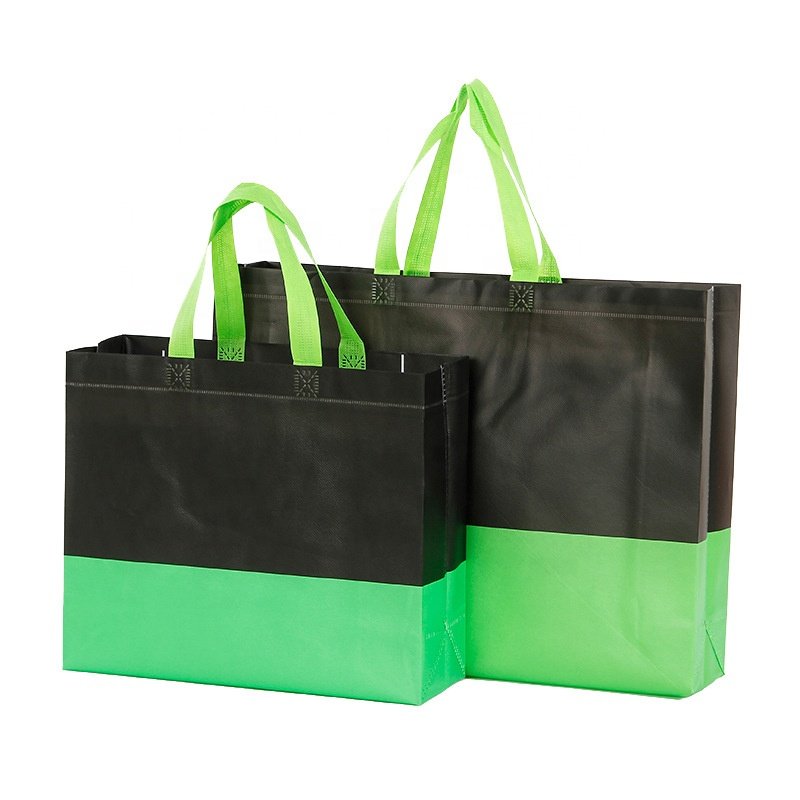 Wholesale Customized Logo Custom cheap anhui nonwoven non woven rectangle cloth carry hand bags for shopping