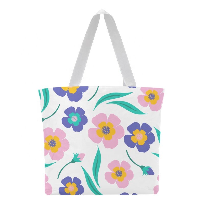 High Quality Custom Extends Women'S Shopping Tote Bag Tyvek Paper Travel Tote Bag Luxury Big Handbags