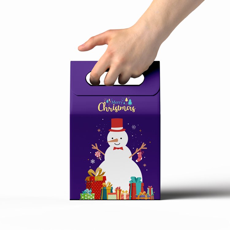 New Arrival Hot Sale Holiday Luxury Gift Paper Christmas Bag Logo Paper Shopping Bags