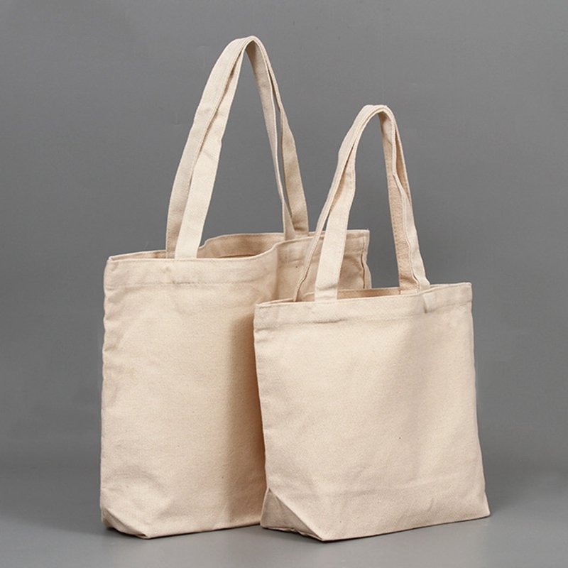 Eco Embroidery Canvas Cotton Bag Blank Pattern Beautiful Eco Friendly Cotton Shopping Bag