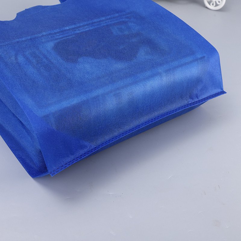 YC Custom Logo Printed Eco Reusable Heat Seal Non Woven Vest Shopping Bag For Supermarket Non-woven T-shirt Bag