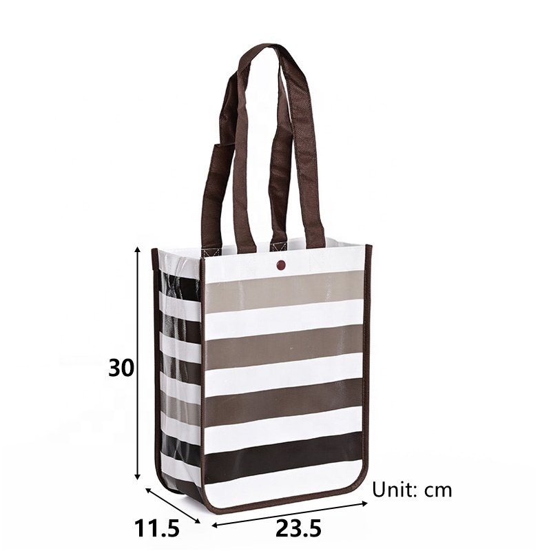 Custom Printing Recycled Non-woven Bag lulu lemon Round Corner Non Woven Shopping Bag