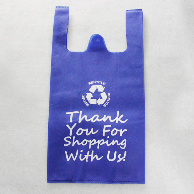 manufacturers of eco - friendly non-woven vest bags portable color non-woven bags shopping vest bags in supermarkets