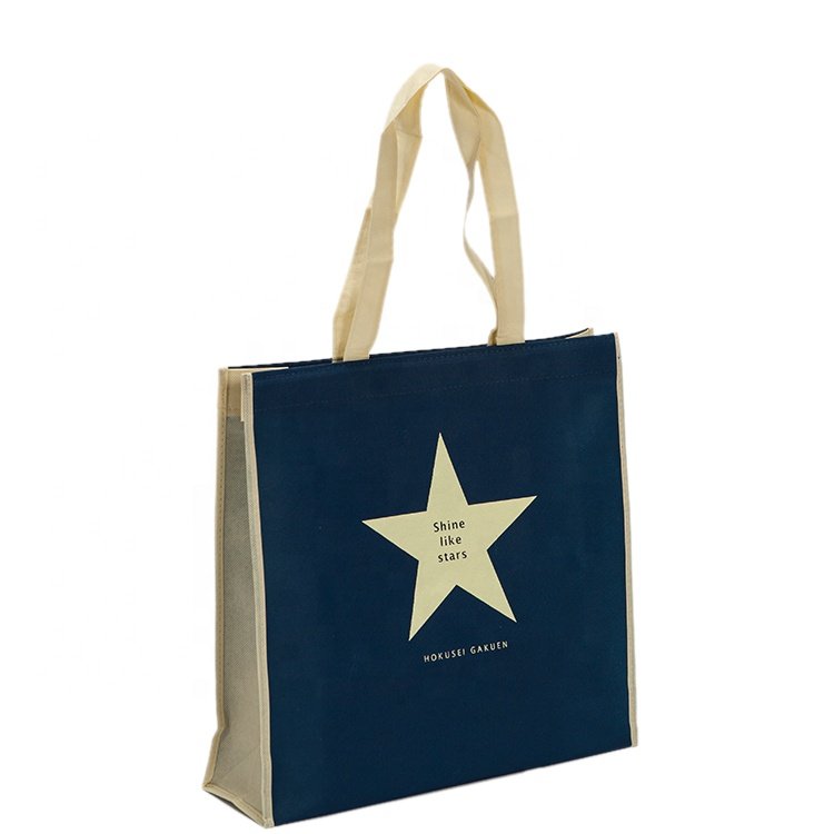 Custom Logo PP non woven Shopper tote Bags Eco-friendly custom Reusable polypropylene TNT shopping bag