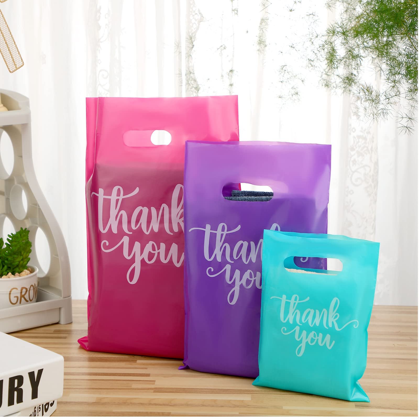Gift Bags For Business Small Merchandise Thank You Shopping Bags Manufacture s Retail Die Cut Handle Bags