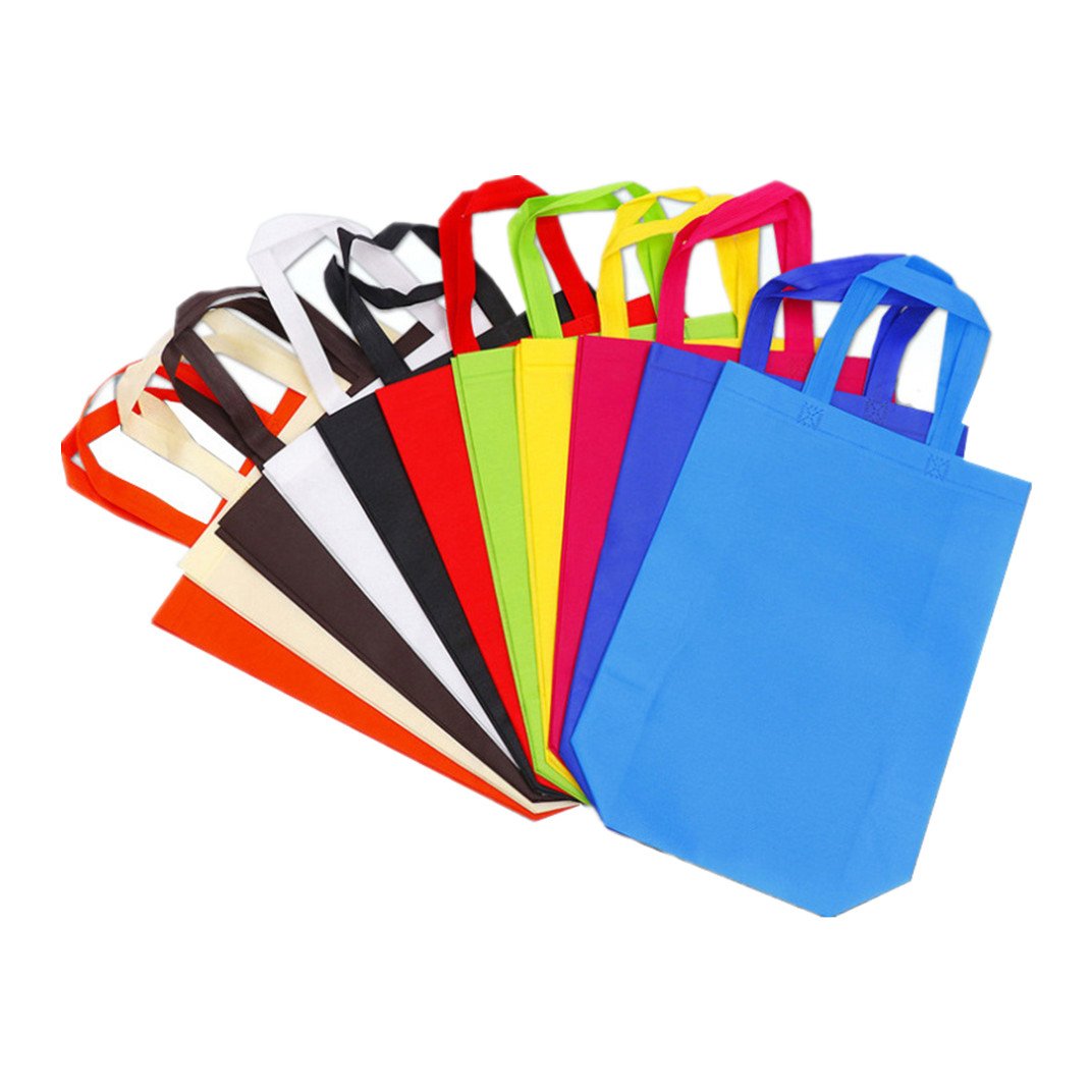 Custom Logo Printed Reusable Non-Woven Tote Shopping Bag Eco-Friendly Handled Bag for Gifts Promotions Packing Shipped Ningbo
