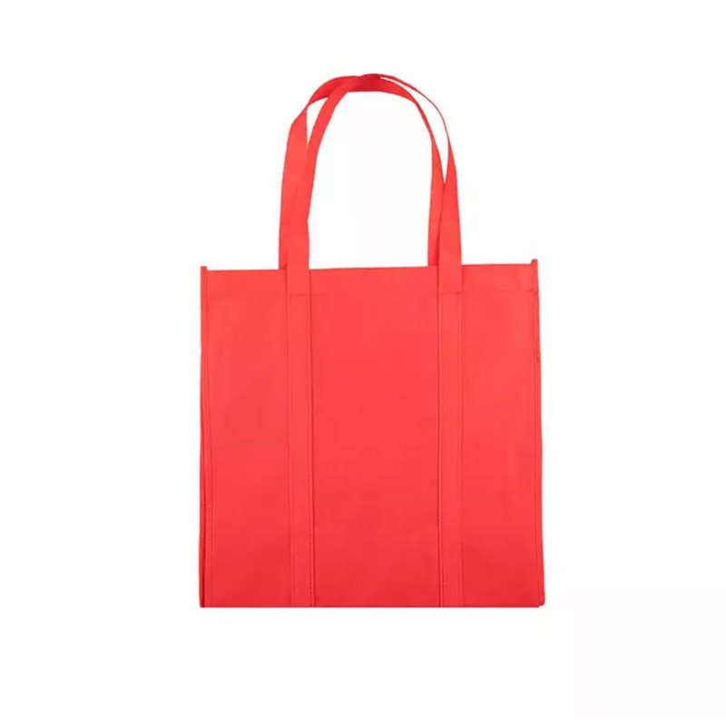 Custom Logo Printed Reusable Non-Woven Tote Shopping Bag Eco-Friendly Handled Bag for Gifts Promotions Packing Shipped Ningbo