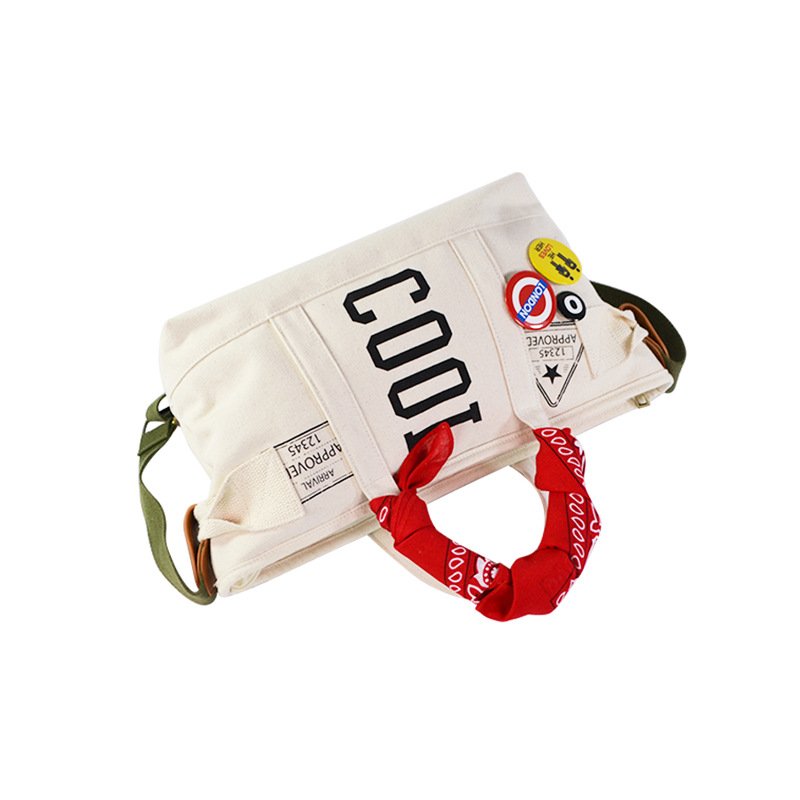 Factory sale Various Specifications Low Price Green Shopping Bag Sona Package Fashion design canvas tote bag with zipper
