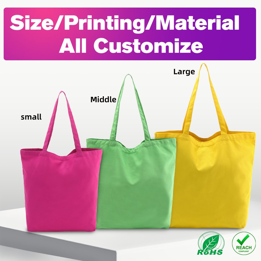 Factory sale Various Specifications Low Price Green Shopping Bag Sona Package Fashion design canvas tote bag with zipper