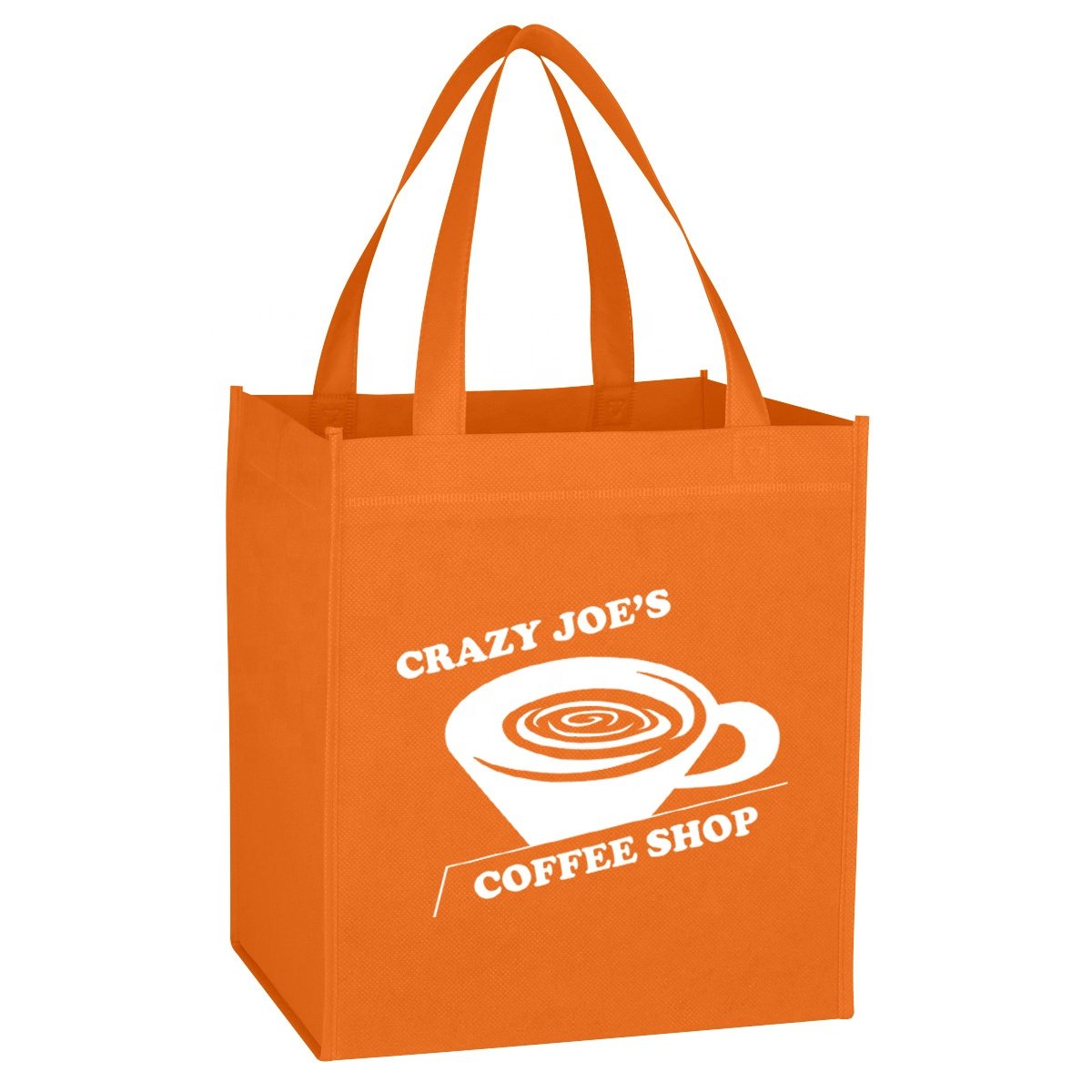 Ulikeke Best Selling Reusable Canvas Shopping Bags Custom Logo Printed Folding Style with Cartoon Dot Pattern Grocery Bag Gift