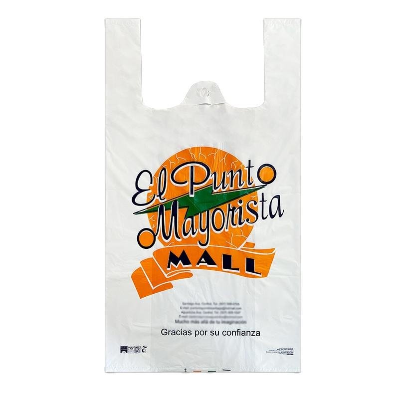 Cheap Supermarket Plastic Biodegradable Bag T-shirt Shopping Packaging Vest Bags
