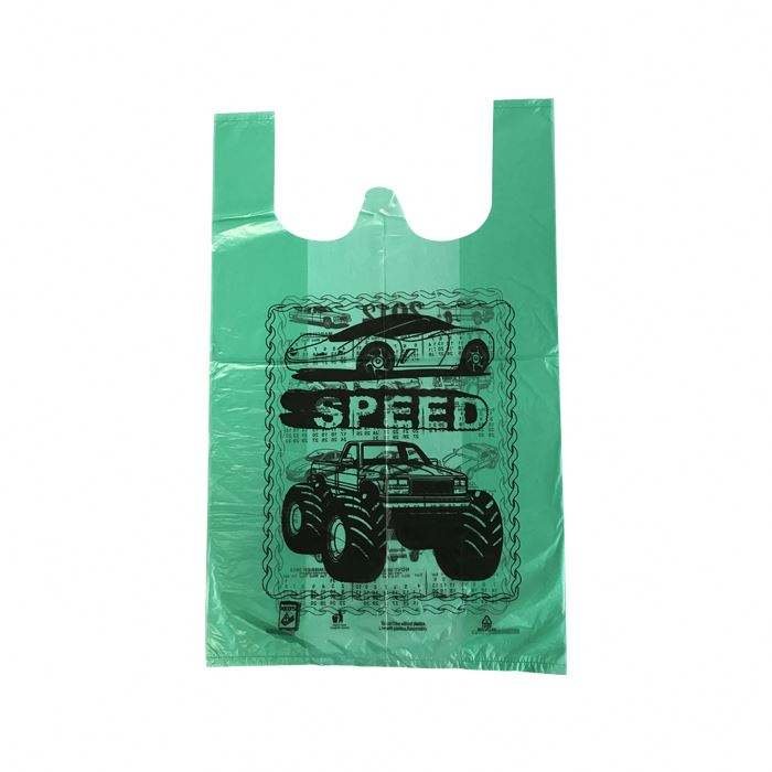 Cheap Supermarket Plastic Biodegradable Bag T-shirt Shopping Packaging Vest Bags