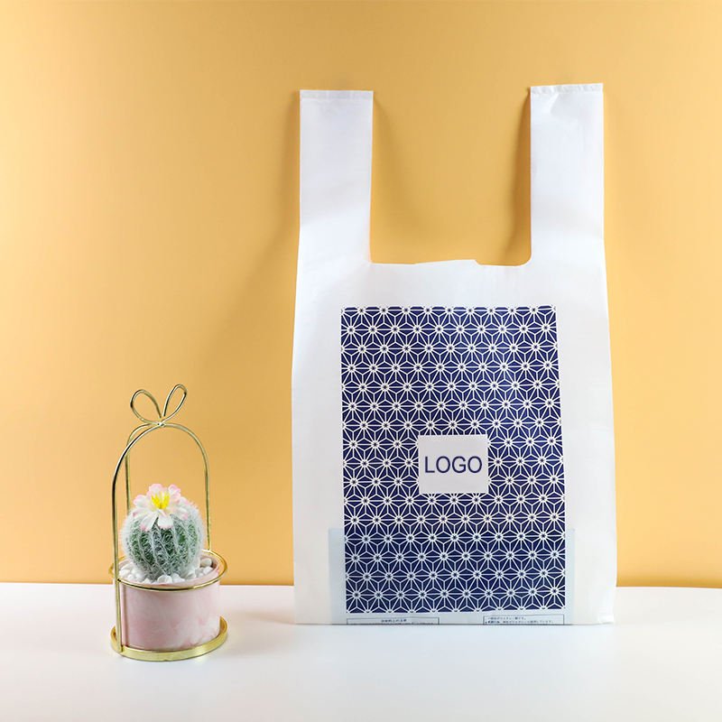 Cheap Supermarket Plastic Biodegradable Bag T-shirt Shopping Packaging Vest Bags