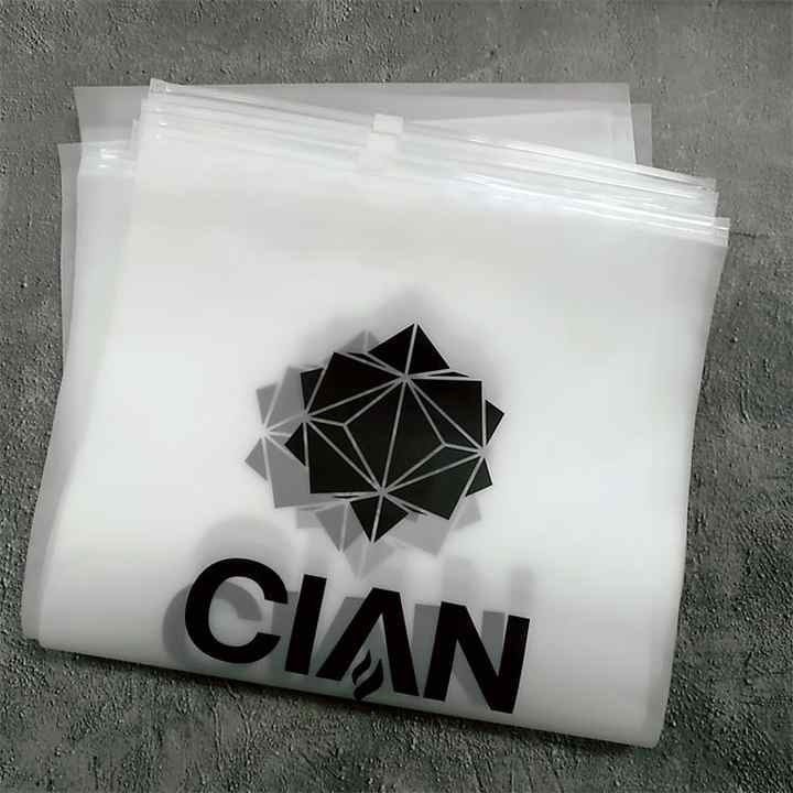 Custom Print Logo Plastic Shopping Bag Plastic packaging Die Cut Handle Carry Bag