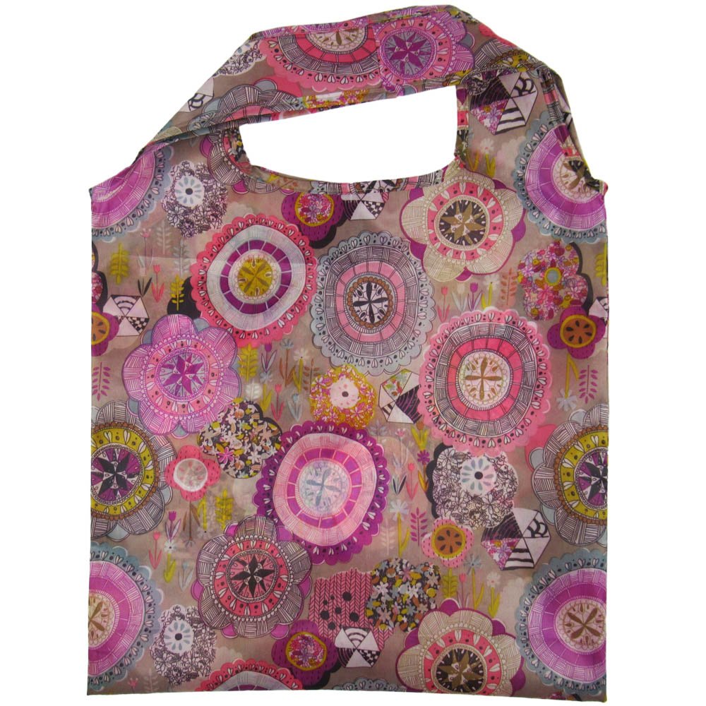 custom promotion gift bags reusable folding shopping bag 210D polyester shopping bag Eco Waterproof Grocery Compact Folding