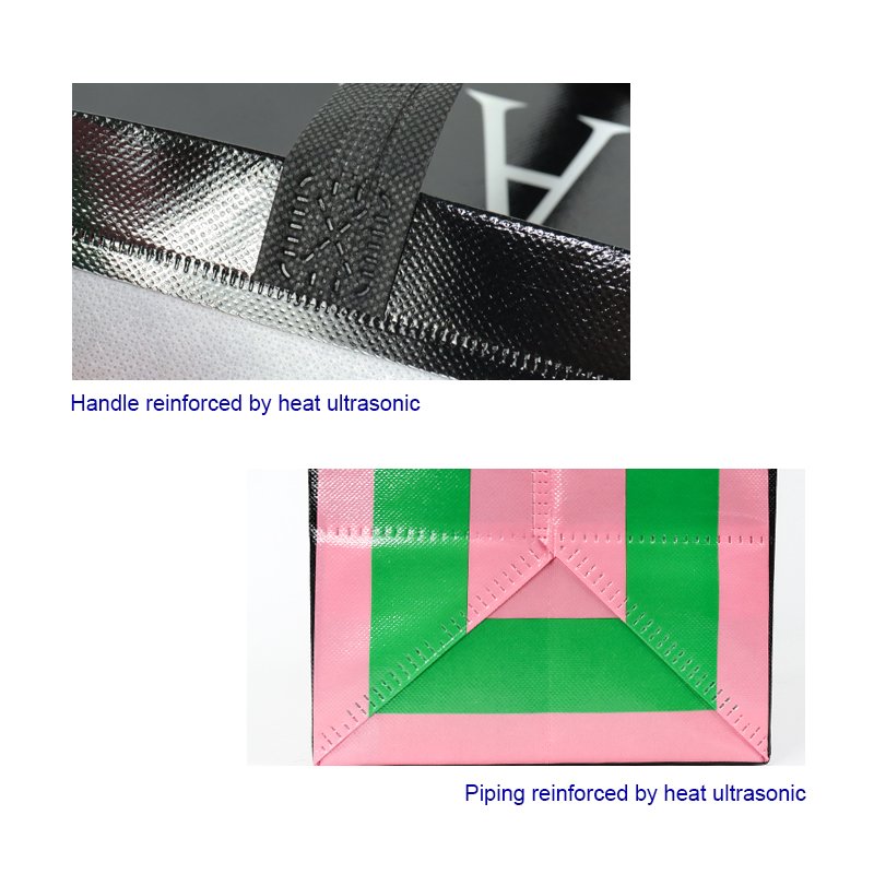 Factory Direct from China Excellent Ultrasonic PP Non-Woven Laminated Shopping Bags