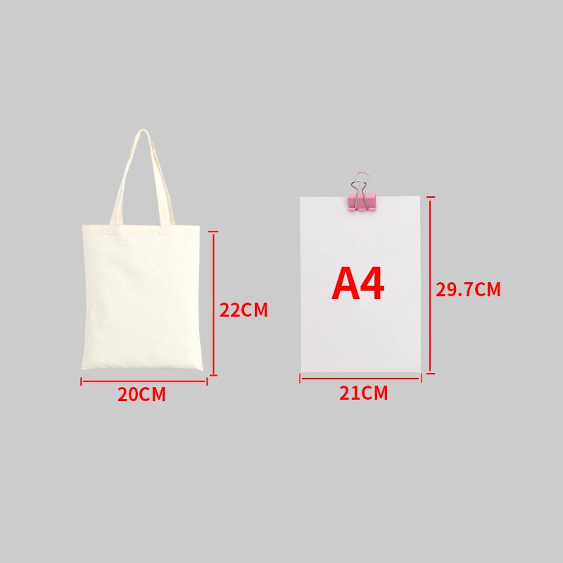 Natural Extra Plain Canvas Tote Bag With Logo Printing Lightweighr Shopping Bag Custom Nonwoven shopping Bags