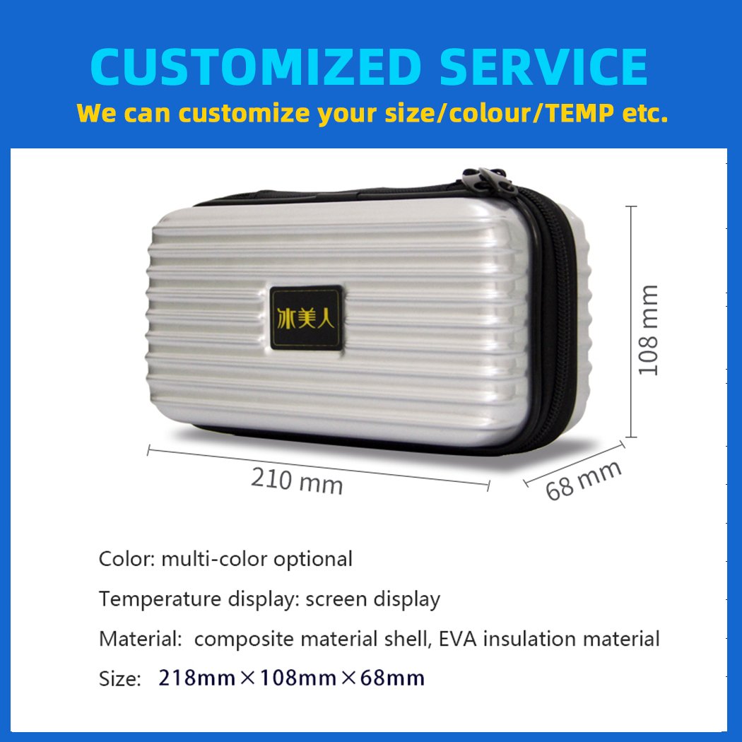 Waterproof Portable Travel Tote Bag Diabetic Insulin and Medication Travel Cooler Bag with Reusable Ice Pack