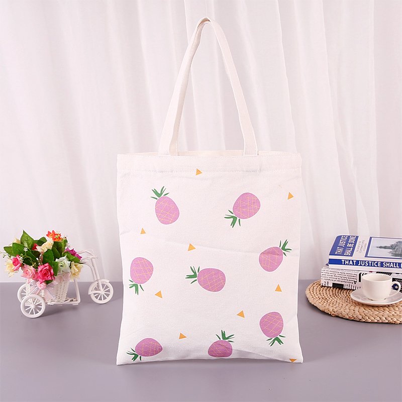 Factory Direct Seale Cheap Canvas Bag Colorful Girl Portable Cotton Bag Daily Trips Shopping Bag