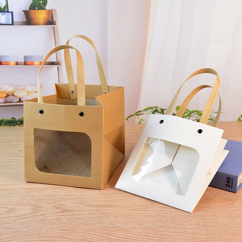 2023 Hot Selling Cartoon Christmas Gift Paper Shopping Bag With Handles