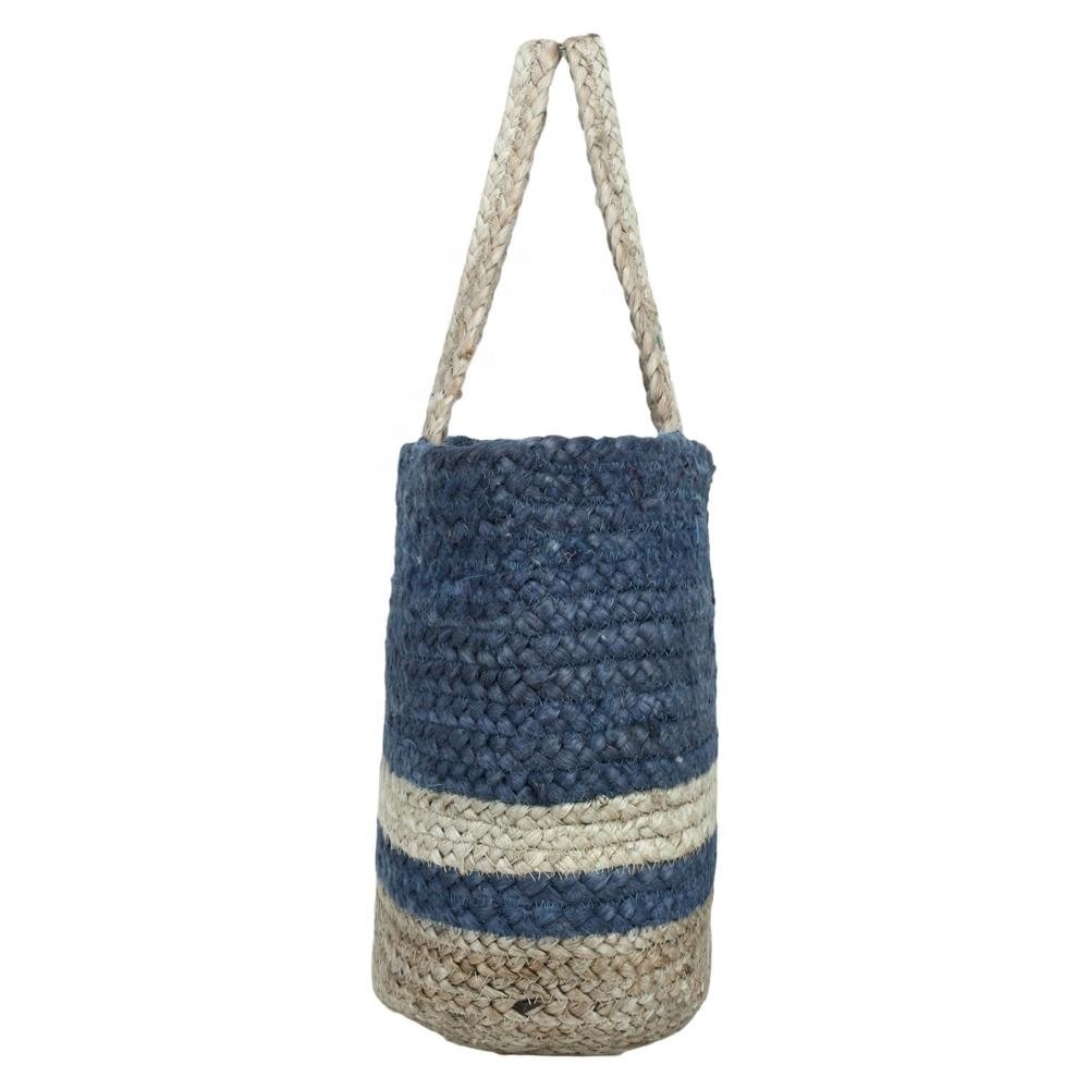 High Fashion Trending Eco-Friendly Colorful Jute Bags Macrame Crochet Whole Fashion Jute Shopping Bags for Everyday Use