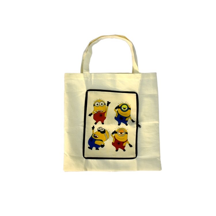 Wholesale Custom Cotton Canvas Shoe Tote Bag Women's Cotton Tote Grocery Shipping Bag
