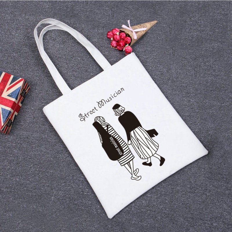 High Quality Promotional Plain Black Latest Organic Shopping Bag Cotton Canvas Tote Pouch Bag With Different Style