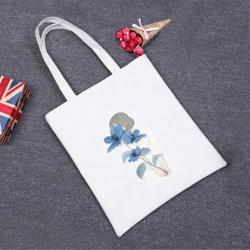High Quality Promotional Plain Black Latest Organic Shopping Bag Cotton Canvas Tote Pouch Bag With Different Style
