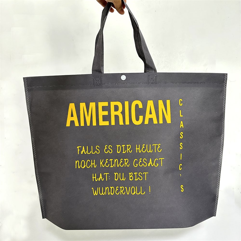 Wholesale Custom Logo Eco Laminated Reusable Non-Woven Printed Tote Shopping Bag Non Woven Tote Bag For Clothing