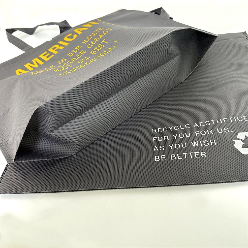 Wholesale Custom Logo Eco Laminated Reusable Non-Woven Printed Tote Shopping Bag Non Woven Tote Bag For Clothing