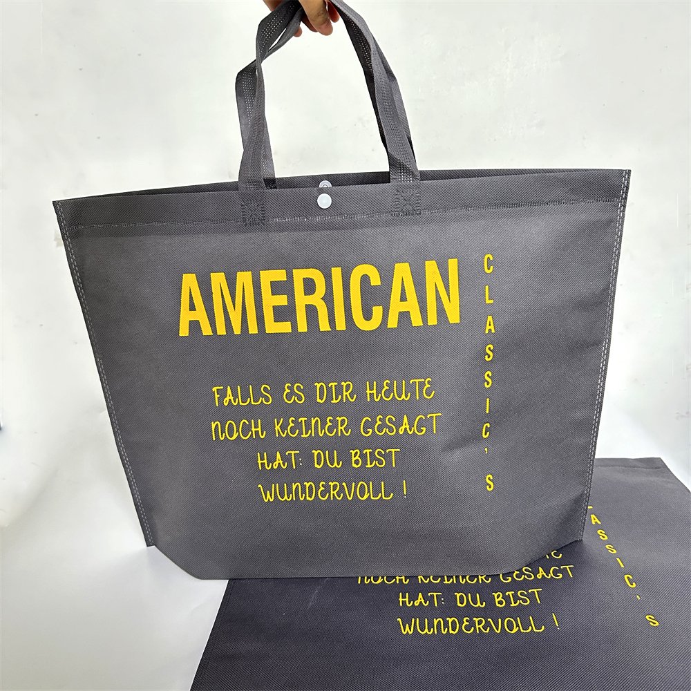 Wholesale Custom Logo Eco Laminated Reusable Non-Woven Printed Tote Shopping Bag Non Woven Tote Bag For Clothing