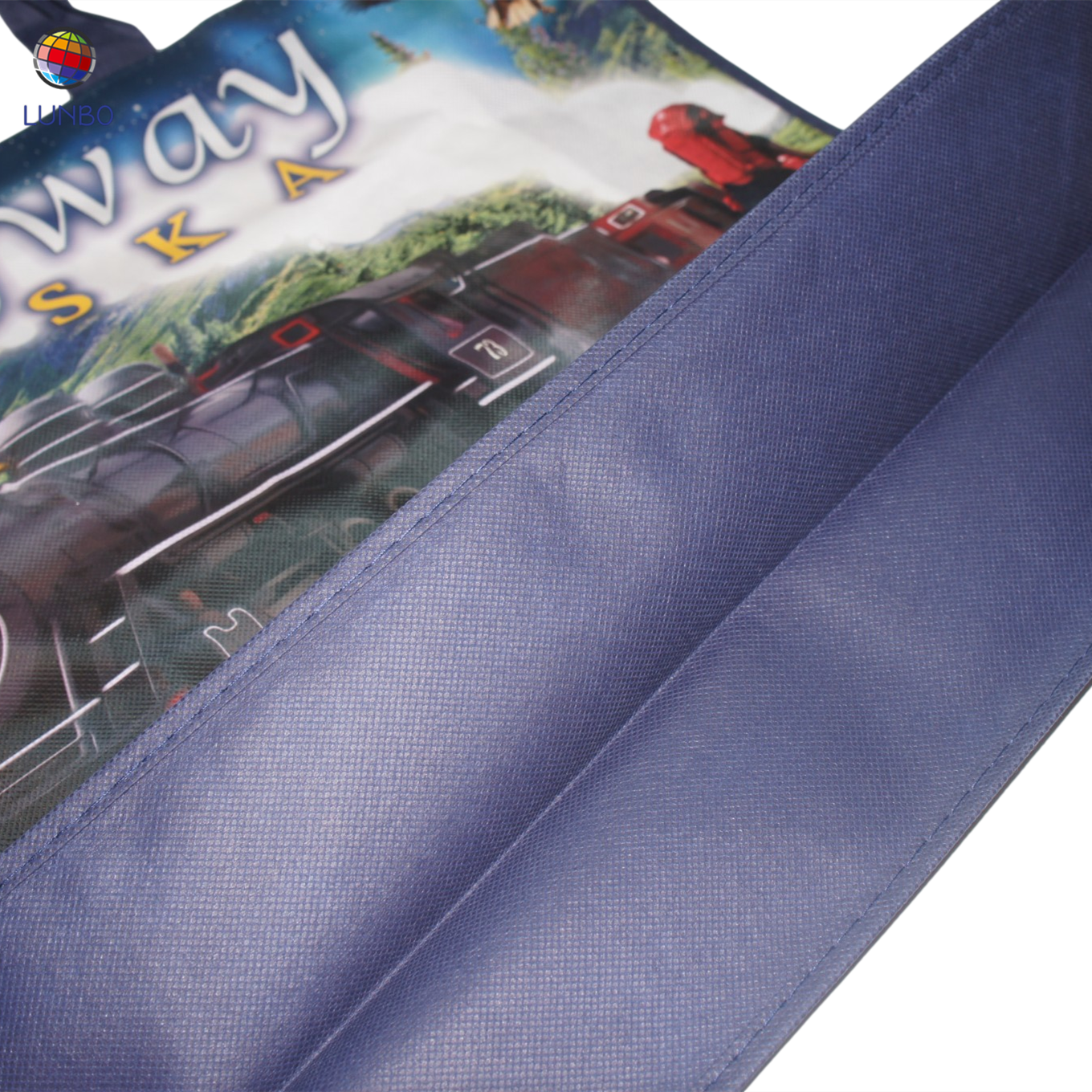 Eco Friendly Recyclable Customized print promotional laminated non woven bag pp non woven shopping bag