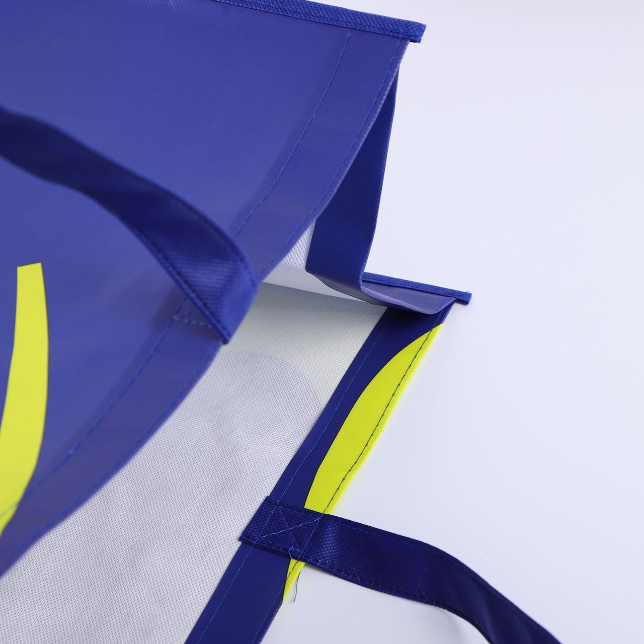 Factory supply Custom Logo Printed reusable promotional gift rpet Laminated pp non woven shopping bag