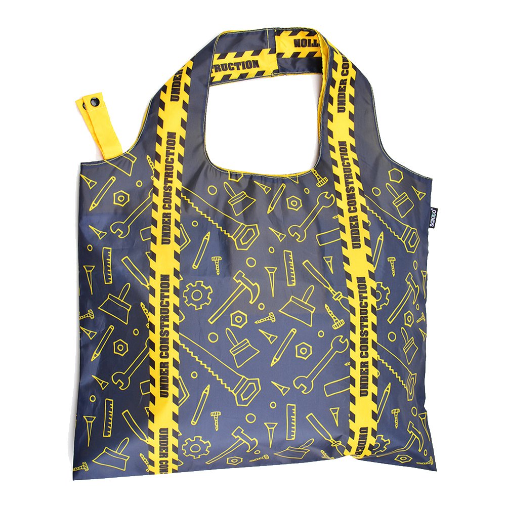 OEM eco-friendly shopper tote polyester bag fabric Foldable Portable Rpet Shopping Bags