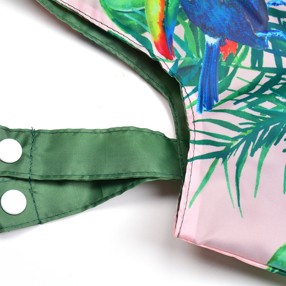 Eco friendly rPET 190T 210D Reusable foldable shopping bag Custom Logo RPET Folding Shopping Bags