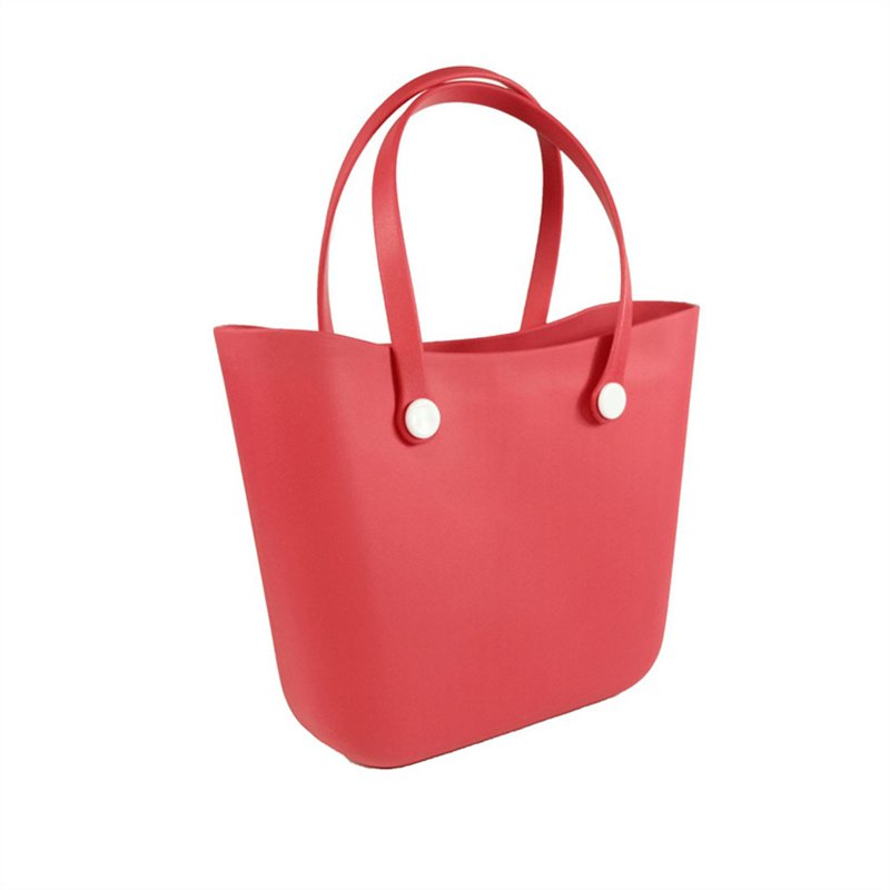 Best-selling high-quality women's customized logo silicone jelly shopping Bag with large capacity waterproof EVA beach hand bag