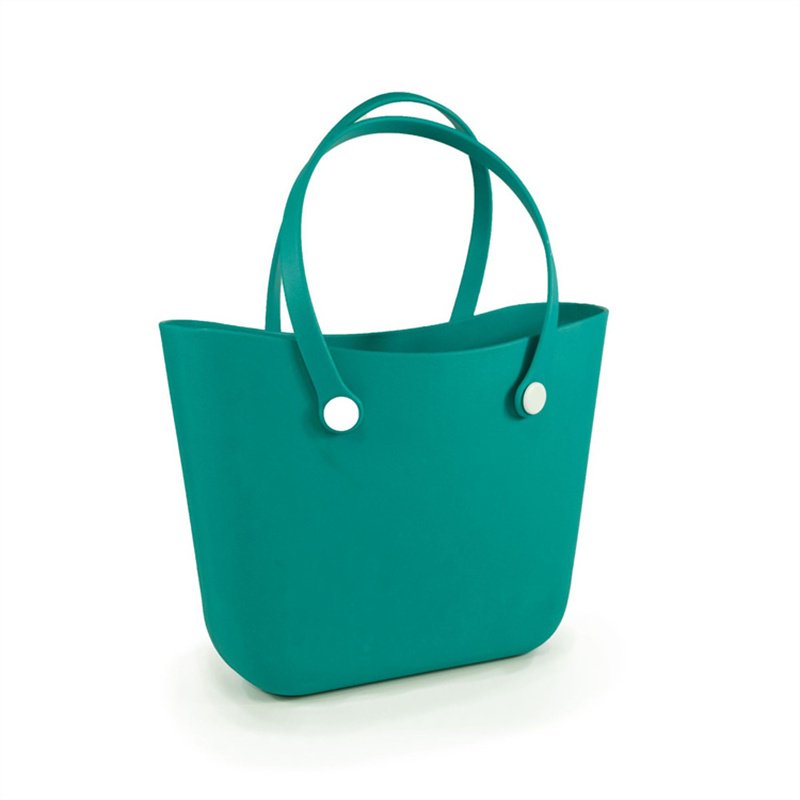 Best-selling high-quality women's customized logo silicone jelly shopping Bag with large capacity waterproof EVA beach hand bag