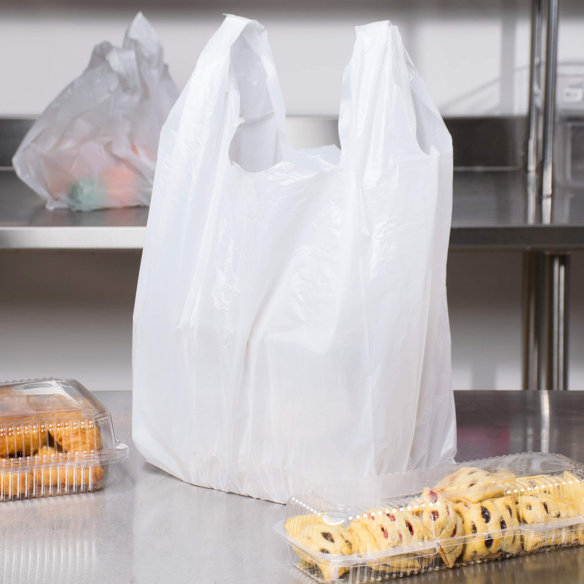 MU Heavy Duty Cheaper Custom Logo Printing Thick Plastic Ldpe Polythene Shopping Bags With Logo