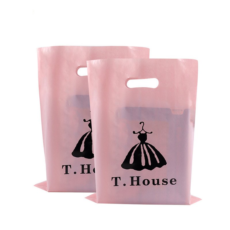 Custom luxury printing shopping d2w large plastic bags with own logo customized plastic shopping bag