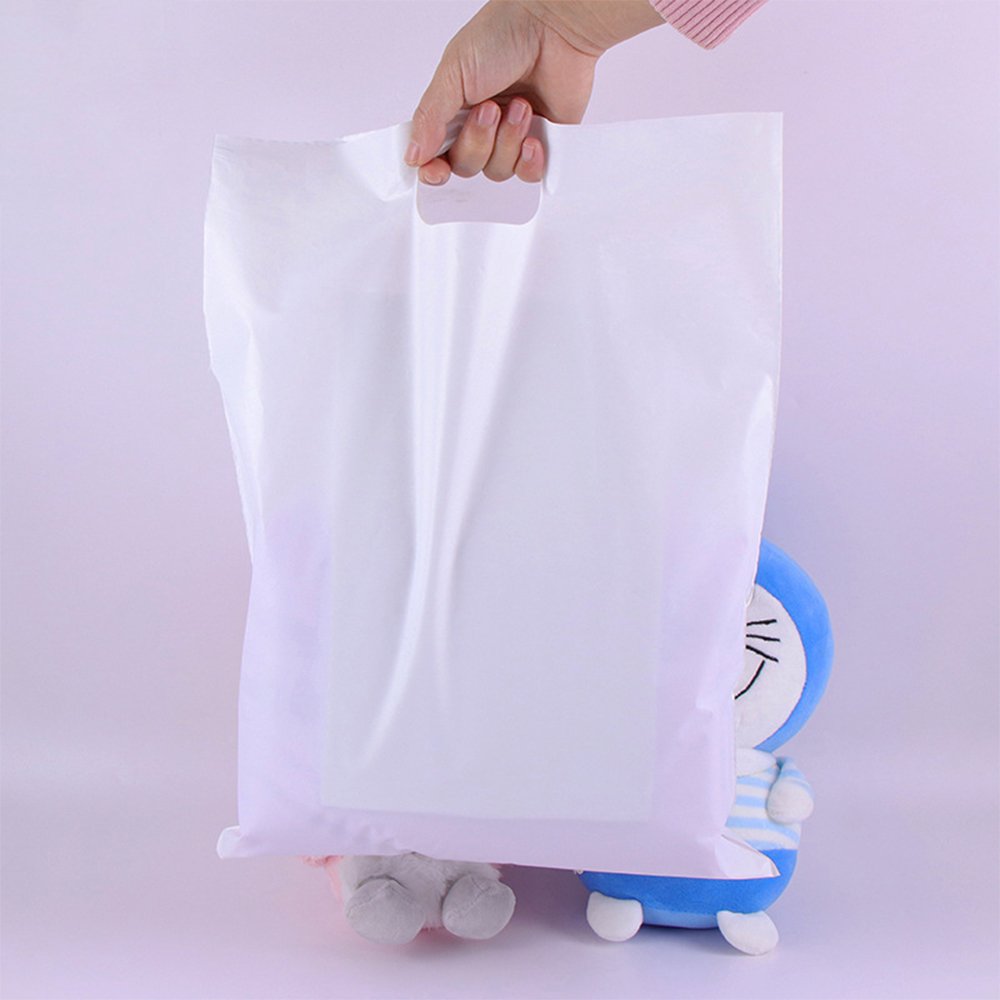 Custom luxury printing shopping d2w large plastic bags with own logo customized plastic shopping bag