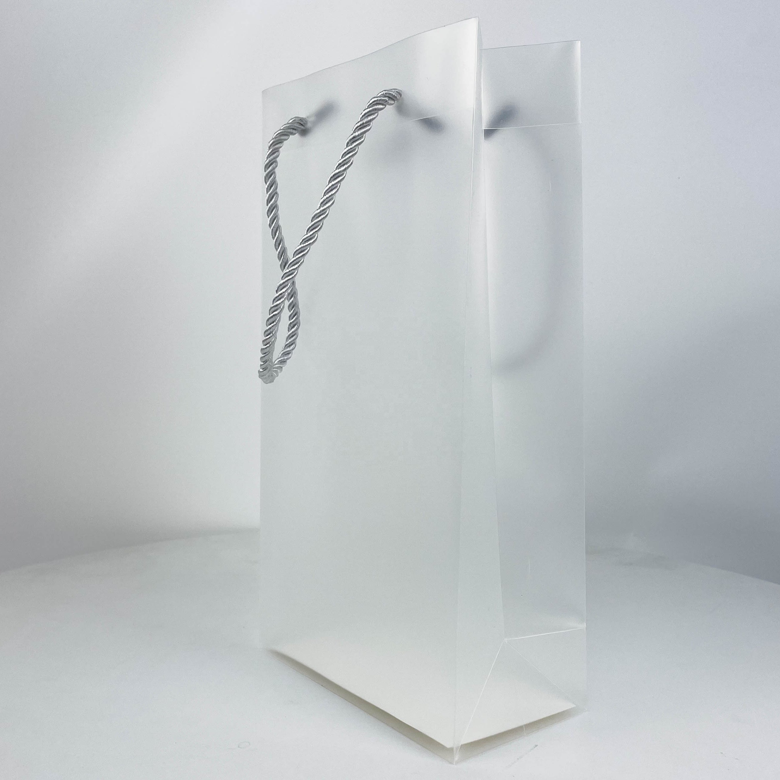 Fine Package Custom hand bags shaopping Gift clear plastic shopping bag