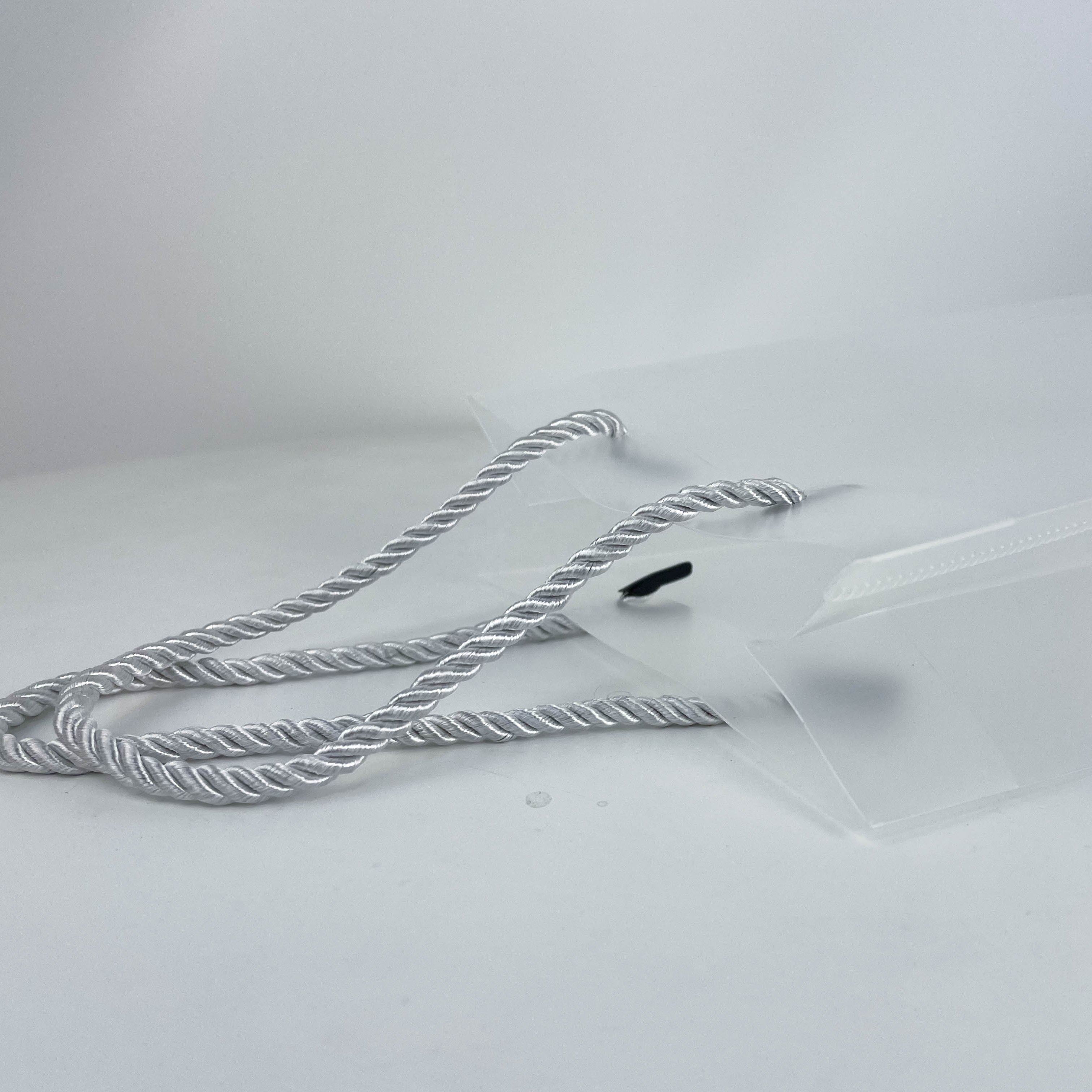 Fine Package Custom hand bags shaopping Gift clear plastic shopping bag