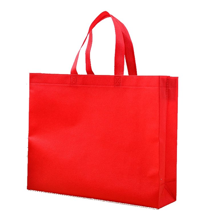 Wholesale Portable Shopping Bags Reusable Eco Friendly Non - woven Bags Custom Logo Fabric Non woven Shopping Bag