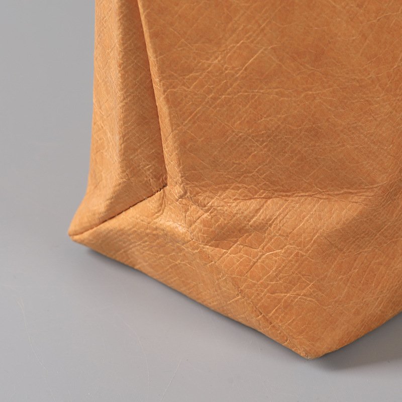 New Style DuPont Tyvek Paper Printed LOGO Vintage Kraft Outgoing Shopping Handbag Waterproof One Shoulder Beach Bag