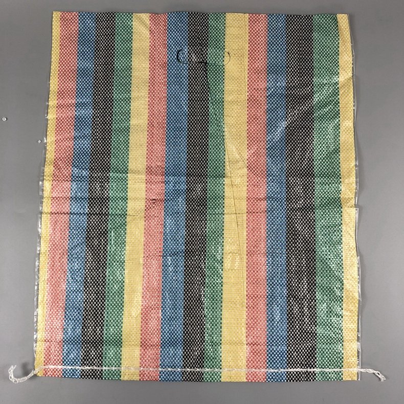 MINCHENG calendar printing rainbow color shopping bags PP woven bag