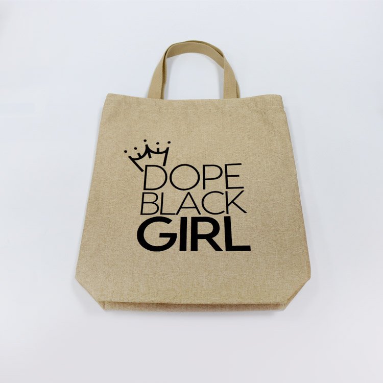 Eco-Friendly Jute Bag Custom Coated Linen Shopping Bag