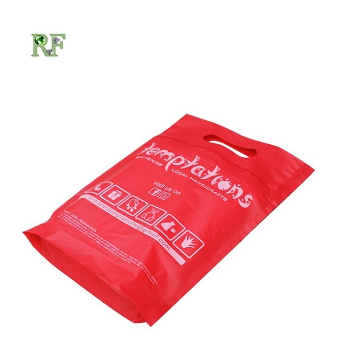 Custom logo printing recycled compostable carry pouch tiny resistant boutique gift biodegradable die cut plastic shopping bag