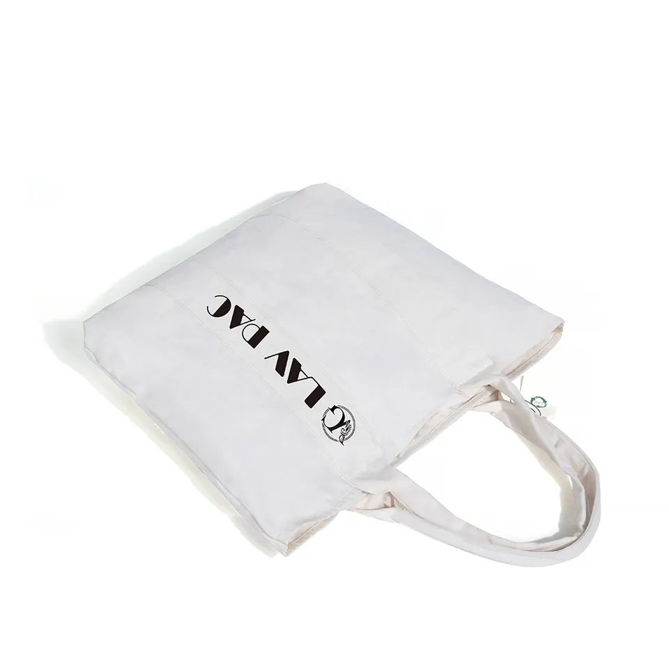 International quality Customized Logo Printed Weekend Shopping Oversized Cotton Canvas Active Lifestyle sporty Tote Bag for gym
