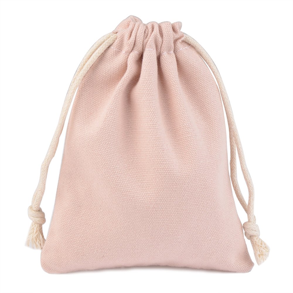 Eco Custom Food Grade Natural Double String Cotton Reusable Drawstring Bag shopping bags