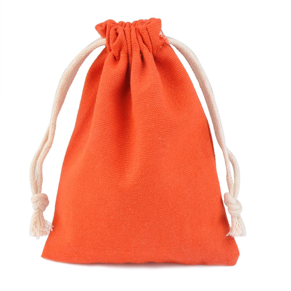 Eco Custom Food Grade Natural Double String Cotton Reusable Drawstring Bag shopping bags